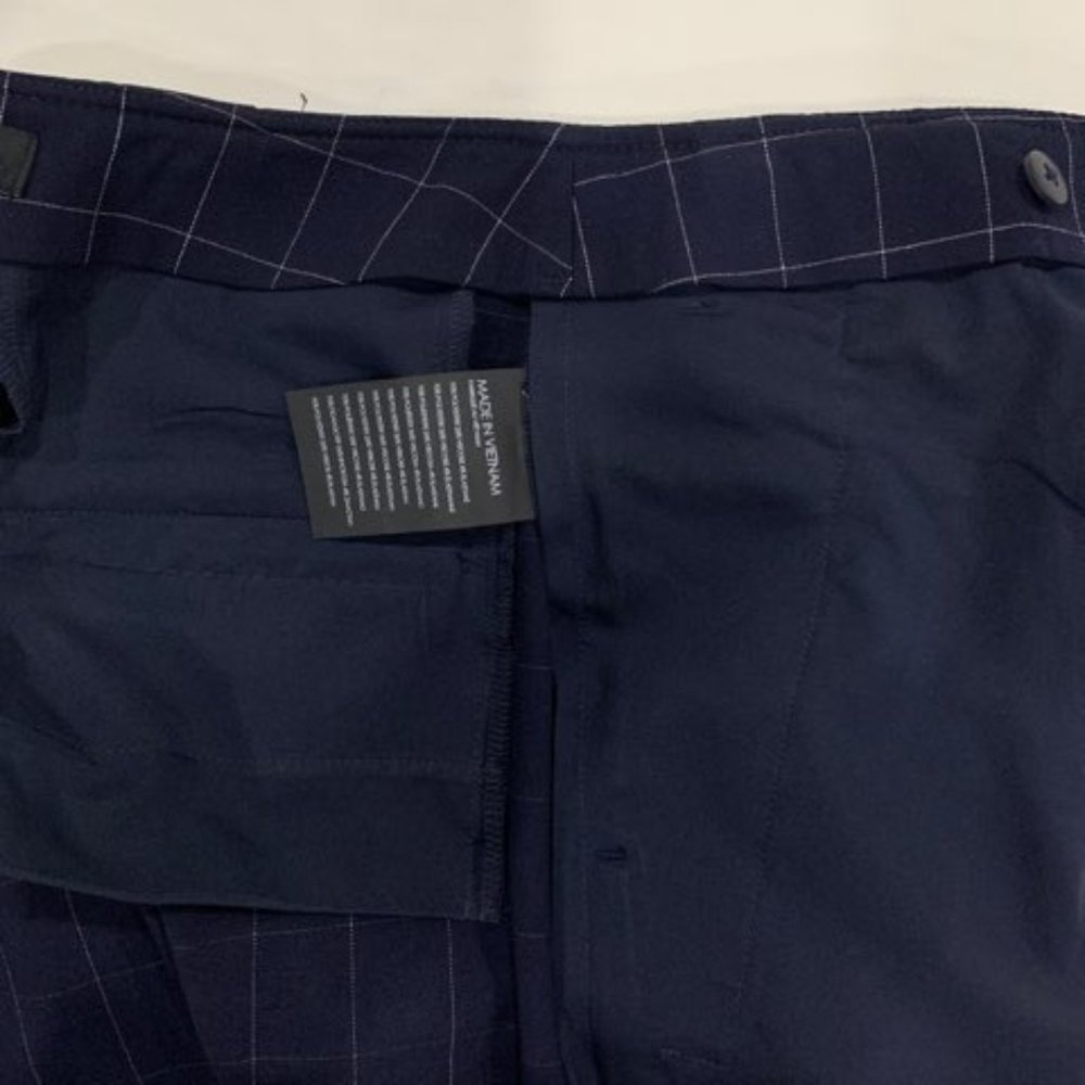 CLUB MONACO  BRAND  SIZE 00 DARK NAVY COLOR/WHITE GRID - Picture 9 of 13